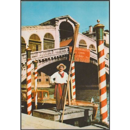 Ponte di Rialto, Venezia, c.1960s - Aguiari Cartolina