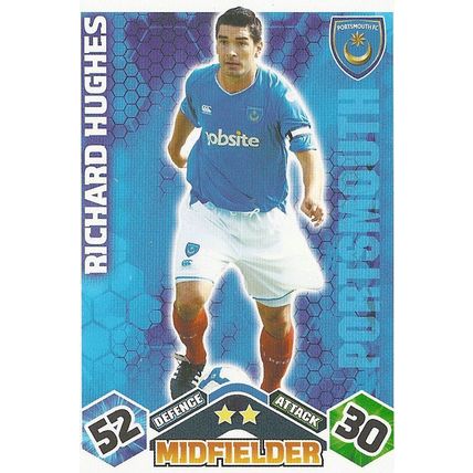 Match Attax 2009/10 Collection: Portsmouth, Midfielder - Hughes (Richard)