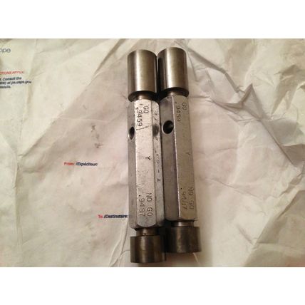 THE PIPE MACHINERY 9459,9487 INSPECTION GAGE GO NO GO PLUG GAGE .9459 .9487,AG