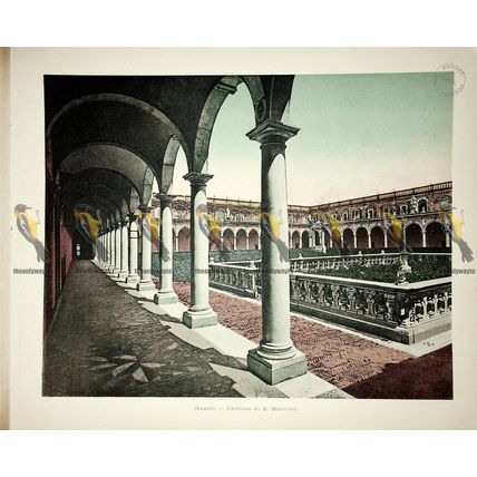 Naples, Charterhouse of S Martino, Italy, Book Illustration (Print), 1899