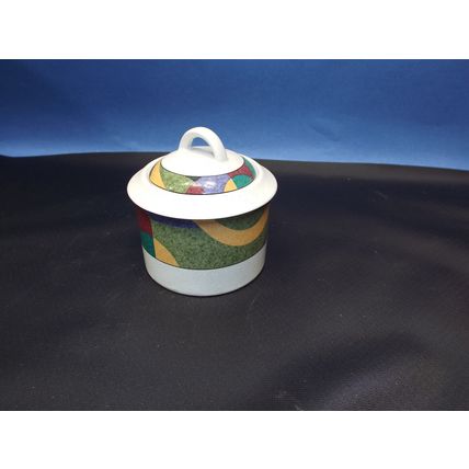 MINT Studio Nova Impulse Sugar Bowl With Lid #Y2262 Oven Safe Roaster Pot Garlic