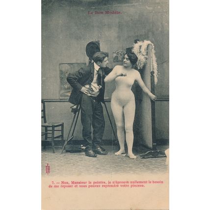 PC18745 Le Bon Modele. Woman with Man