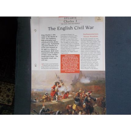 62 DOUBLE SIDED PAGES OF ENGLISH HISTORY KINGS QUEENS WATERLOO HASTINGS BRUNEL