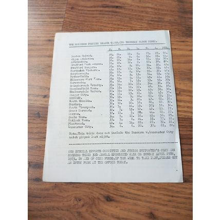 1972/73 Mossley vs Morecambe - Northern Premier League * FREE P&P *