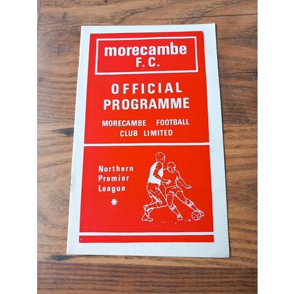 1972/73 Morecambe vs Goole Town - Northern Premier League Cup * FREE P&P *