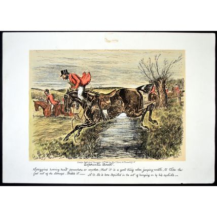 EXPERIENTIA DOCET 1886 George Finch Mason - Horses VICTORIAN PRINT #1