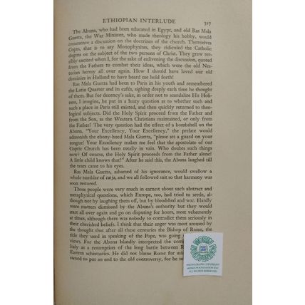 1939 1st EDITION DAYS OF OUR YEARS by PIERRE van PAASSEN travel to Africa Europe