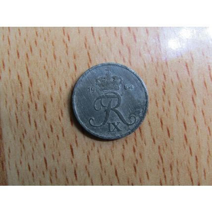 Denmark 1954 1 Ore Coin