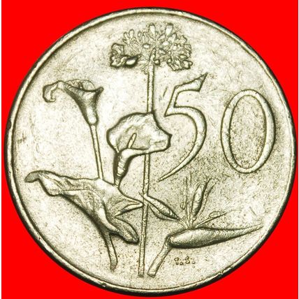 Ⰶ FLOWERS (1965-1969):SOUTH AFRICA★50 CENTS 1966! AFRIKAANS★LOW START★NO RESERVE