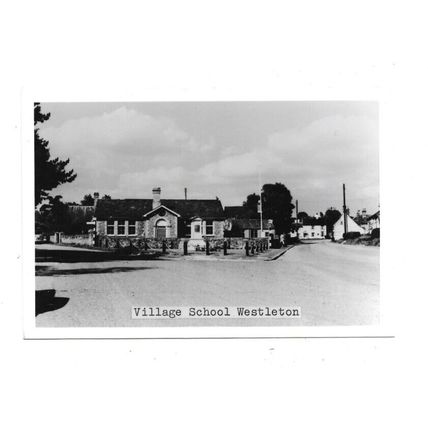 Village School, Westleton, Suffolk, RP Postcard.