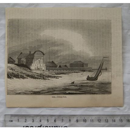 1860s engraving - Tilbury Fort