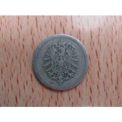 1875fa 5 Pfennig Germany Empire Coin