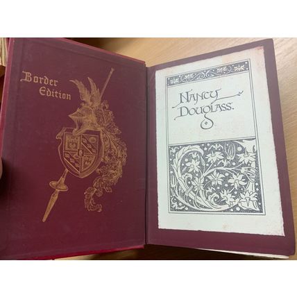 1894 WALTER SCOTT FAIR MAID OF PERTH ANDREW LANG NOTES VOLS 1 & 2 BOOKS (P8)
