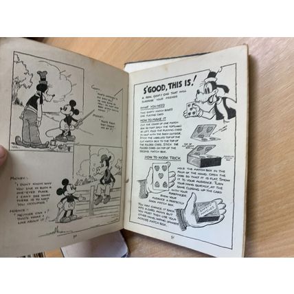 1946 WALT DISNEY "MICKEY MOUSE ANNUAL" ILLUSTRATED HARDBACK BOOK (P4)