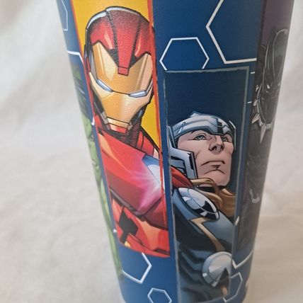 New ZAK Lot 4 Marvel AVENGERS TUMBLERS Plastic Drink Cups Water