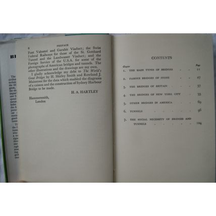 1962 Famous Bridges & Tunnels of the World by H. A. Hartley