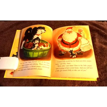 Wonder Book Series Polly's Christmas Present By Irma Wilde 1953 Great Condition