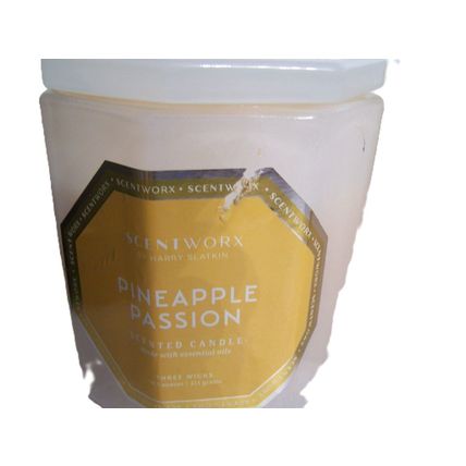 Pineapple Passion Candle Slatkin Scentworx 3 Wick 14.5 oz each - Lot of 2