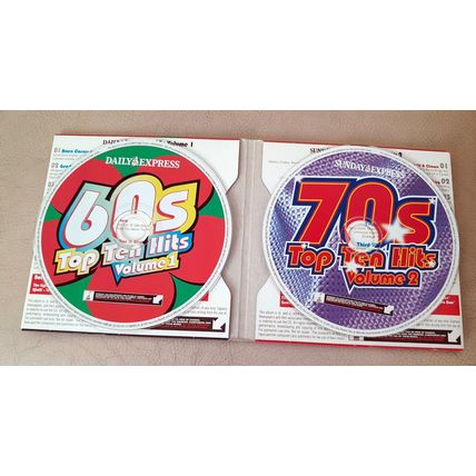 Top Ten Hits (Volume 1 & 2) : Double Promotionanal CD from the Daily Express
