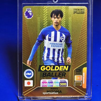 Panini Adrenalyn XL 2024 PLUS: Kaoru MITOMA. GOLDEN BALLER.Brighton 93
