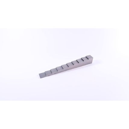 10 Step UT Block 0.1"-1" 1018 Steel Test Block,Step Wedge Calibration Block for