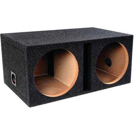 Bbox Dual Vented 12 Inch Subwoofer Enclosure - Pro Audio Tuned Dual Car Subwoofe