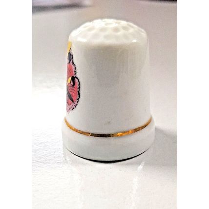 Decorative Thimble - Bone China - Butterfly