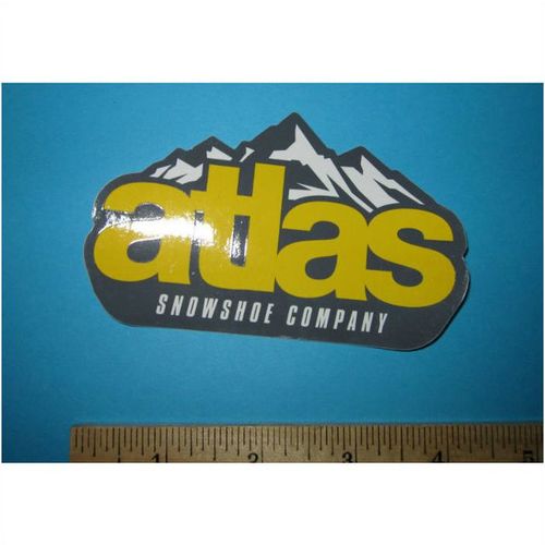 Atlas Snowshoe Company logo sticker