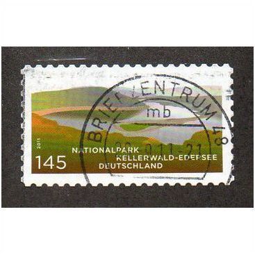 GER 2011 €1.45 (S/A) 'NATIONAL PARKS EDERSEE KELLER' FINE USED (EBID30-669)