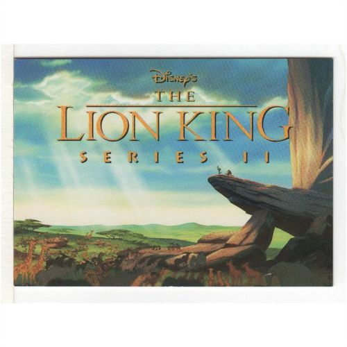 PROMO CARD - THE LION KING SERIES 2 (1994)