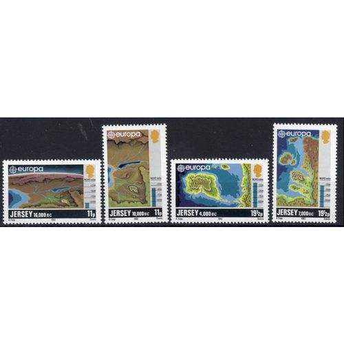 JERSEY Sg289 - Sg292 1982 EUROPA SET UN MOUNTED MINT MNH (G52)