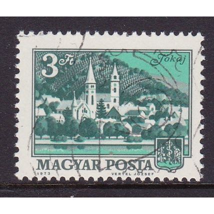 HUNGARY 1972 VIEWS TOKAY 3ft VALUE USED SG2742