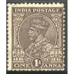 India 1932 - SG 234 - KGV 1a brown - MWG