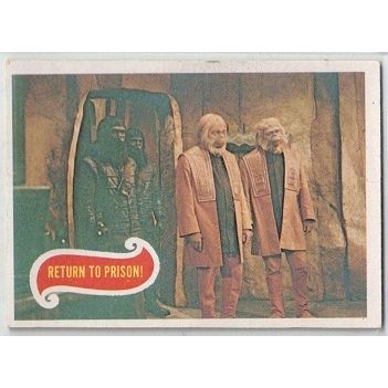PLANET OF THE APES 1969 card # 25 RETURN TO PRISON !