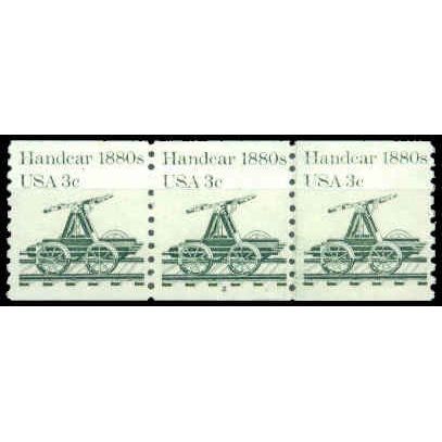 1898 3c Handcar Fine MNH Dry Gum PNC 2/3 P0984