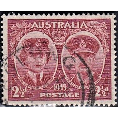 AUSTRALIA, 1945 2.5d Royal Visit, SG 209 (Scott #197), used