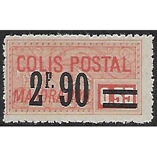 France Pa Mi 31 (no gum): 2 Fr. 90 on 35 c. medium carmine-red Parcel Stamp