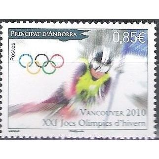 Andorre Français 2010 Michel 708 Neuf ** Cote (2010) 3.00 € Jeux Olympiques