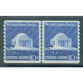 1520 10c Jefferson Memorial Fine MNH CLP B0909