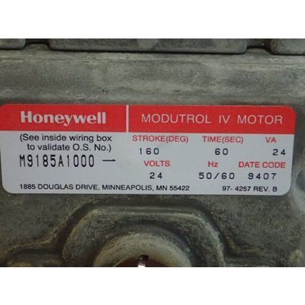 NEW HONEYWELL M9185A 1000 MODUTROL IV MOTOR,AO