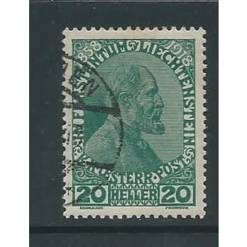 liechtenstein sg13 date in corners sg 13 1918 vfu