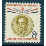 1111 8c Simon Bolivar Fine MNH MA0201