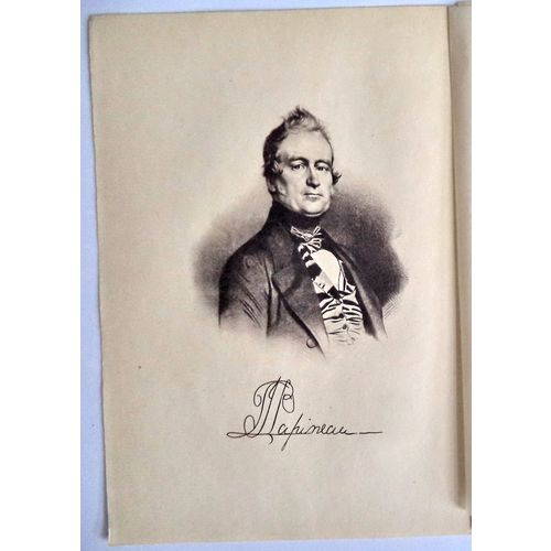 Antique Engraving Portrait Papineau Leader Rebellion Quebec Canada History Print