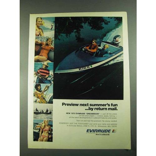 1972 Evinrude Outboard Motors and Boats Ad - Fun