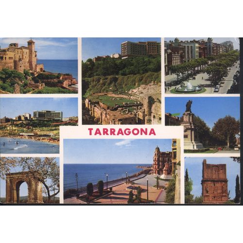 Spain Postcard - Costa Dorada - Tarragona Multi-view
