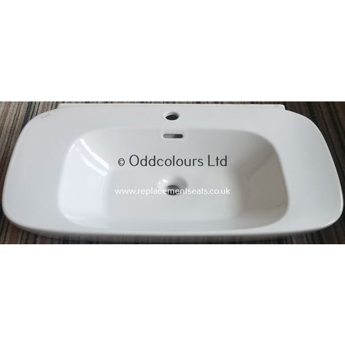 Twyford Vello 80cm 1TH Basin VO4741WH