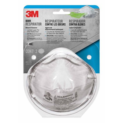 Household Cleanser Odor Respirator R95 (2-Pack) Use By 12/22