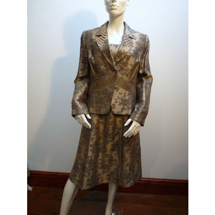 MICHEL AMBERS PEWTER DRESS SUIT RET £429 BNWT in 8 & 10 FREE P&P