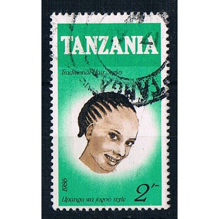 Tanzania 1987 SG513 TA5 Upanga Wa Jogoo Hair Style 2/- Used Stamp