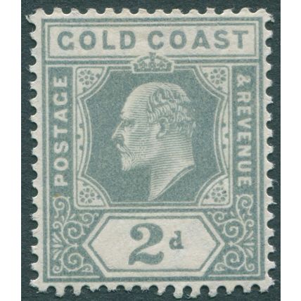 Gold Coast 1909 2d greyish slate SG 61 unused